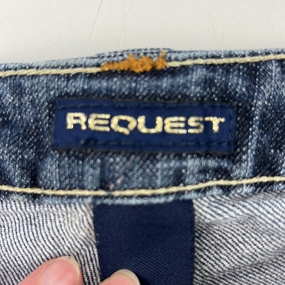 Request Women's Midrise Embellished  Front and Back Pocket Jeans - Size 5 - Y2k - Picture 3 of 11